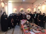 بازدید امام جمعه و  فرماندار از نمایشگاه هنرهای تجسمی و صنایع دستی