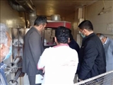 بازدید رئیس اداره صنعت ، معدن و تجارت و سرپرست بخشدار مرکزی از نانوایی های روستای دهگردان در فیروزکوه