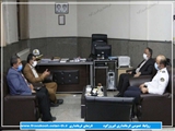 بازدید سرزده فرماندار فیروزکوه از پلیس راهور شهرستان 
