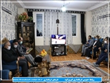 حضور استاندار تهران  در منزل شهید سرافراز دوران دفاع مقدس/ دیدار و گفت‌وگوی صمیمی استاندار با والدین این شهید