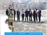 برگزاری مانور عملیاتی اطفاء حریق در فیروزکوه