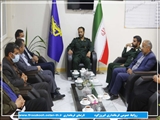 دیدار فرماندار فیروزکوه با فرمانده ناحیه مقاومت بسیج سپاه