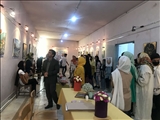 افتتاح نمایشگاه نقاشی هنرجویان مجتمع فرهنگی هنری آفرینش در فیروزکوه 