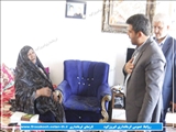 دیدار سرپرست فرمانداری شهرستان فیروزکوه با مادر شهید رجبعلی سراج<br/>