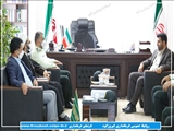دیدار فرمانده و پرسنل نیروی انتظامی شهرستان فیروزکوه با سرپرست فرمانداری شهرستان 