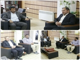 دیدار رئیس تامین اجتماعی شهرستان فیروزکوه با فرماندار