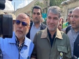 بازدید ساداتی نژاد، وزیر جهادکشاورزی از مناطق سیل زده فیروزکوه