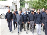 بازدید وزیر ورزش و جوانان از روستاها و شهرهای سیل زده فیروزکوه