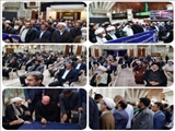 تجدید میثاق فرماندار و برخی  مسئولین شهرستان فیروزکوه با  امام راحل 