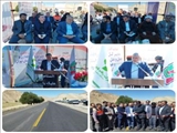 روکش آسفالت محور فیروزکوه به سمنان افتتاح و به بهره‌برداری رسید