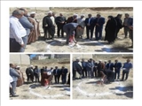 برگزاری مراسم کلنگ زنی  مسجد حضرت فاطمه زهرا (س) شهرک کوهسار  فیروزکوه 