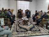دیدار فرماندار شهرستان فیروزکوه با جانباز سرافراز شاهرخ سراج