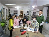 به مناسبت میلاد حضرت رسول اکرم (ص) ورک شاپ هنری برگزار شد
