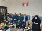  دیدار مسئولان شهرستان فیروزکوه با جانباز مدافع حرم رسول پازوکی 
