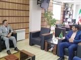 دیدار مدیرعامل جدید کارخانه سیمان فیروزکوه با فرماندار 