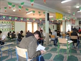 بازدید مدیر آموزش و پرورش از حوزه امتحان شبه نهایی فیروزکوه 