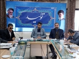 بررسی مسائل و مشکلات مسکن مهر (تعاونی عشاق) با حضور فرماندار فیروزکوه و رئیس دادگستری