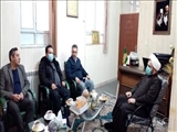 دیدار و نشست رئیس اداره صمت و هیئت رئیسه اتاق اصناف با حیدری امام جمعه شهرستان فیروزکوه