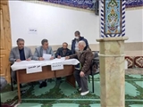 برگزاری میز خدمت ارتباط مردمی اداره صمت در محل مسجد امام حسین(ع) شهرستان فیروزکوه 