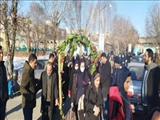  آیین بدرقه ۹۸ دانش آموز دختر فیروزکوهی به اردو‌های راهیان نور