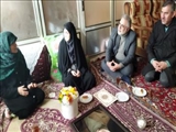 دیدار با خانواده شهید دانش آموز شعبانعلی چهارپاشلو