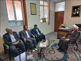  ديدار نوروزي فرماندار با امام جمعه شهرستان فیروزکوه