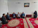 دیدار نوروزی فرماندار شهرستان فیروزکوه با خانواده شهید یحیی سراج