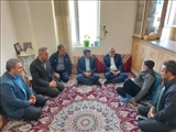 دیدار نوروزی فرماندار شهرستان فیروزکوه با خانواده‌های معظم شهدا