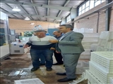 بازدید حسینی رئیس اداره صمت فیروزکوه از شرکت بنیان پلاستیک آریا