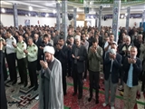 اقامه نماز باشکوه عید سعید فطر در شهرستان فیروزکوه