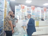 بازدید رئیس بنیاد شهید و امور ایثارگران از داروخانه هاومراکزدرمانی طرف قراردادبیمه دی خانواده شاهدوایثارگر 