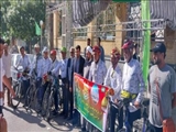 فیروزکوه میزبان دوچرخه سواران جانباز وآزاده حرم تاحرم شد