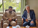نشست صمیمی حیدری منش فرماندار با مدیر جهاد کشاورزی فیروزکوه