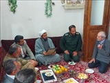 دیدار مسولان شهرستان فیروزکوه با خانواده شهید سید حسن دریاباری 