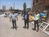 برگزاری گشت مشترک نظارت بر واحد‌های ضایعاتی در سطح شهرستان فیروزکوه