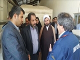 بازدید فرماندار شهرستان فیروزکوه از شرکت آماد پلیمر 