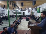 حضور فرماندار در مراسم عزاداری ایام دهه دوم محرم روستای گورسفید