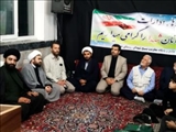 حضور فرماندار و امام جمعه شهرستان فیروزکوه در یادواره شهدای گرانقدر روستای مهن