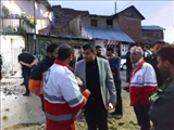 حضور فرماندار شهرستان در دقایق اول سیل روستای نام آور فیروزکوه
