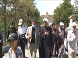 پیاده روی جاماندگان اربعین حسینی در شهرستان فیروزکوه