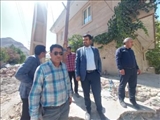 بررسی روند اجرای پروژه احداث دیوار ساحلی روستای آتشان در بازدید فرماندار از منطقه