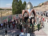 تشییع و تدفین پیکر مطهر شهید جاویدالاثر (گمنام) دفاع مقدس در فیروزکوه