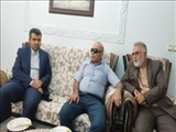 دیدار فرماندار فیروزکوه با جانباز سرافراز سید احمد حسینی 