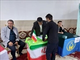 برگزاری میز خدمت فراجا و ادارات فیروزکوه در مصلای نماز جمعه