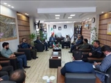 دیدار رئیس و پرسنل اداره ورزش و جوانان و رؤسای هیات‌های ورزشی شهرستان فیروزکوه با فرماندار شهرستان 