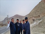 بازدید فرماندار و رئیس دادگستری شهرستان از پروژه دو بانده شدن جاده فیروزکوه به سمنان