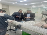 بازرسی از شرکت های تولیدی شوینده و بهداشتی در شهرستان فیروزکوه