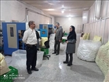 بازدید حسینی رئیس اداره صمت از شرکت حسن درخشان واقع در شهرک صنعتی فیروزکوه