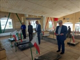 گلباران مزار شهدای فیروزکوه همزمان با هفته ارتباطات و روابط عمومی