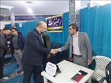 برگزاری میز خدمت ادارات فیروزکوه در مصلای نماز جمعه